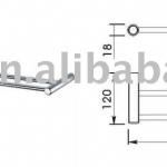 Bathroom Double Towel Bar, Towel Holder