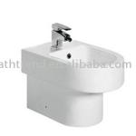 Bathroom floor mounted water saving ceramic bidet WIM901
