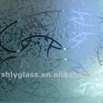 bathroom screen glass