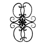 beautiful wrought iron components for gates,beds ZK-3055