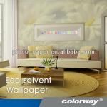 Bespoke Wallpaper: Non-Adhesive Eco-Solvent Accidented Flashing Silver Printing Wall paper Eco-solvent Matte Wallpaper