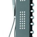 Black Bathroom Thermostatic Shower Panel with high quality made in China