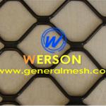 black colour security window and door Amplimesh grille