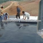 black HDPE geomembrane for dam lining, fish ponds, OEM