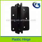 Black plastic fence hinge with spring PH01