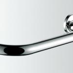 Brass bathroom handrail 35cm 650 650