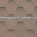 Brown Color Fiberglass Asphalt Shingle Style One