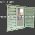 BY31 wooden wall decorative window mirror BY31