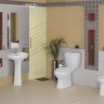 Ceramic Sanitary ware 5pc Set