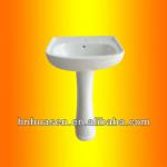 Ceramic Sanitary Ware Hand Washing Basin Pedestal Basin HPB-2010