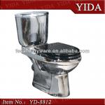ceramic toilet in silvery color for hotel and KTV silver toilet YD-8812