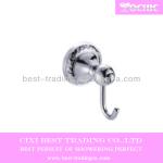 Chrome stainless steel single robe hook,hanging the clothes