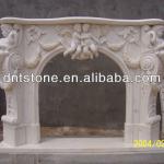 classic indoor decorative fireplace mantel marble D&amp;T