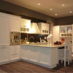 Classic White PVC Thermal Foil Kitchen cabinet PVCL-W-03