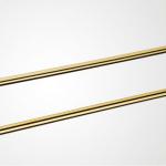 Classical design brass double towel bar with golden color 91608 91608
