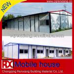 Color-coated Steel Structure Two Storey Slope Style Small Mobile Home RXA0004 small mobile home