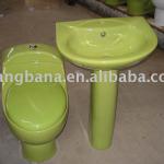 colored bathroom toilet suite A1003-T &amp; B2016 A1003-T &amp; B2016