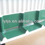 corrugated steel PU sandwich roofing panel 970