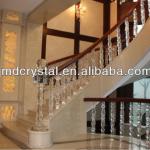 crystal glass indoor outdoor staircase design for decorative JMD-LT-107