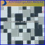 Crystal Glass Mosaic Bathroom Floor Tiles,Bathroom Tiles XYD-009 Floor Tiles