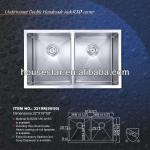 cupc handmade kitchen sink 3219R,undermount sink 3219R