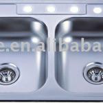 CUPC sinks, stainless steel kitchen sinks, overmount kitchen sink KTS/KTD