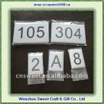 Custom Adhesive Metal House Numbers 8P010-AS