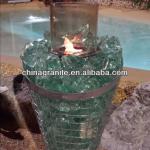 decorative glass rock for gabion glass rock