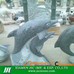 Dolphin fountain granite sculpture