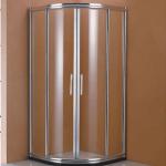 domestic toughened glass bathroom door with auminum frame