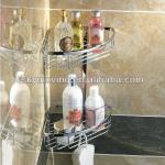 Dual Tier Metal Corner Shower Caddy