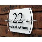 fashion acrylic door plate or acrylic door sign plate or hotel door plate AD-C-256