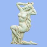 Fiberglass / sandstone relief - figure relief wall sculpture S2011