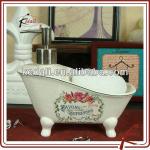 french style ceramic liquid soap dispenser BVS010-9-K326