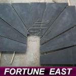 G654 Black granite decorative stair tread