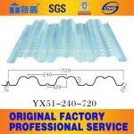 Galvanized steel floor decking