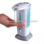 GENIESoap+ Touchless automatic sensor soap dispenser with 3 dispense amount setting, low battery alert &amp; manual dispense button EF2002