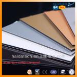 Haida brand high quality cladding PVDF aluminium composite panels PVDF