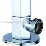 Hexangular brass angle valve