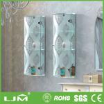 High gloss laminate kitchen cabinets with bath cabinet