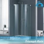 hinge easy clean glass shower enclosure