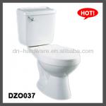 HOT! DZO037 Two piece Western Wc Toilet DZO037 Wc Toilet