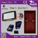 Hot sale China manufacturer home security system digital hidden camera peephole door wifi camera Smart Eye I9