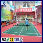 Hot sale professional modualr suspended interlocking badminton floor mat for oudoor&indoor