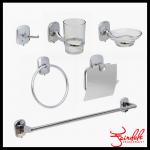 Hotel balfour wholesale price 6pcs china bathroom accessory