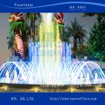 Hotel fountain Programmable fountain hotel landscape square water fountain