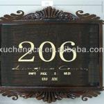 hotel sand cast door number plates XC-1800