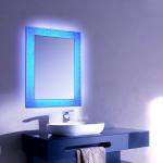 IP44 Ultra LED wall mirror M-028A-7050-LED-RGB