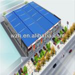 ISO9001 prefab steel structure/steel frame warehouse/ light steel structure
