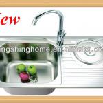 kitchen sink single bowl with board LS-8245 LS-8245